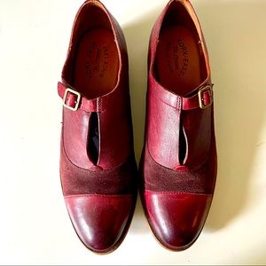 Size 11 oxblood oxford / brogues Kork-ease shoes